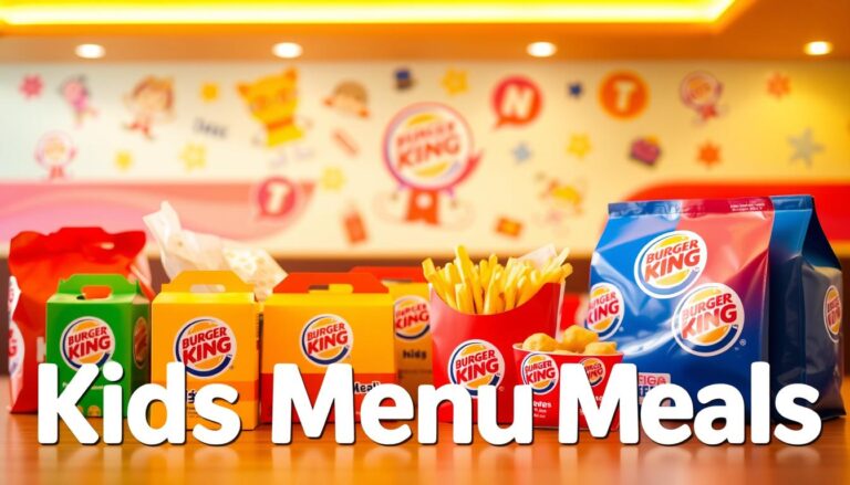 Burger King Kids Menu