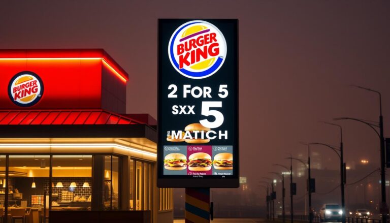 Burger King Menu Prices 2 For $5