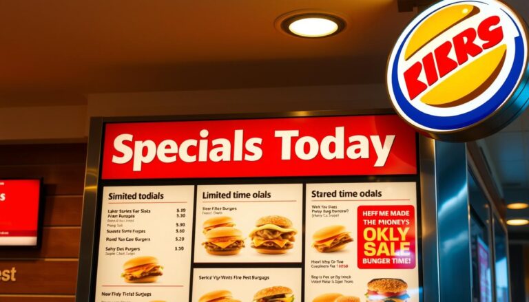 Burger King Specials Today Menu
