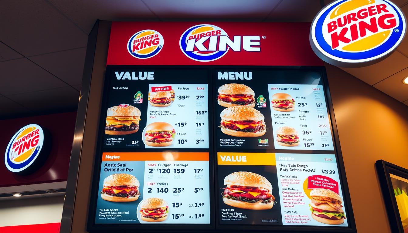 Burger King Value Menu