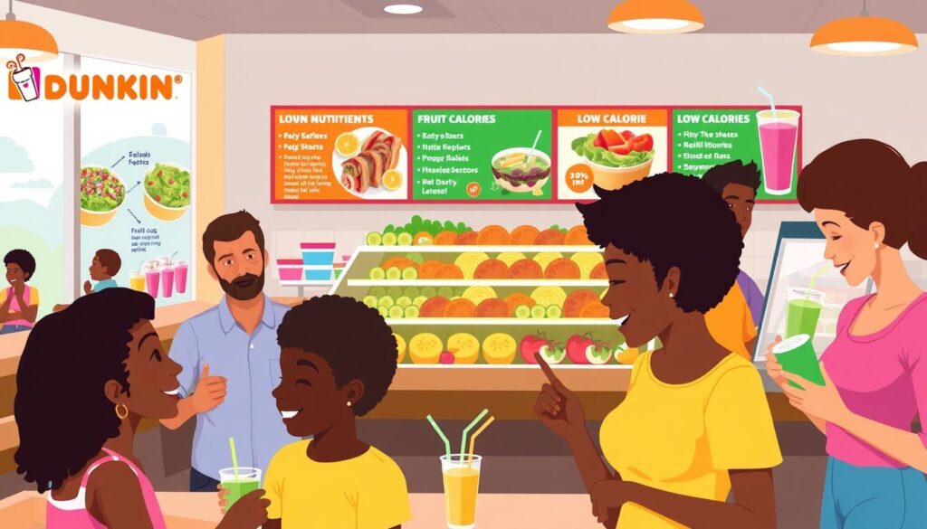 customer reviews on Dunkin nutrition choices