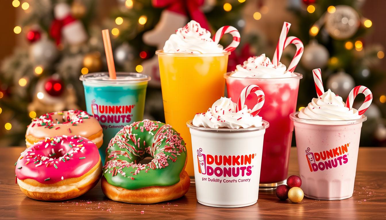 dunkin donuts holiday menu