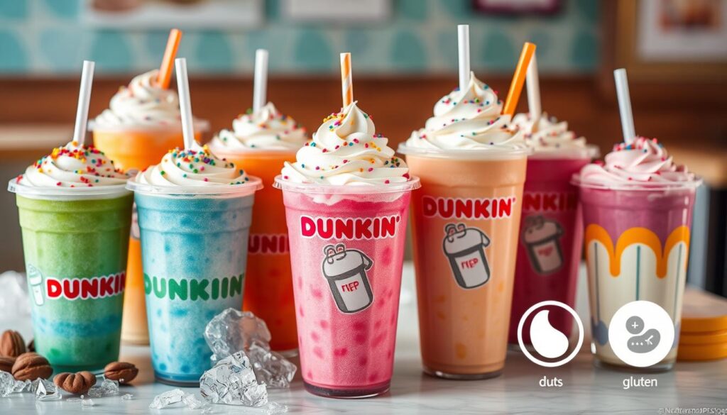 dunkin frozen drinks allergens