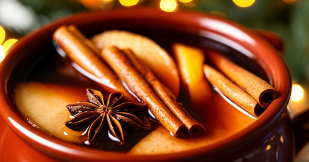 Generate a high-quality, relevant image prompt for an article about: Wassail Recipe: Best Festive Ho