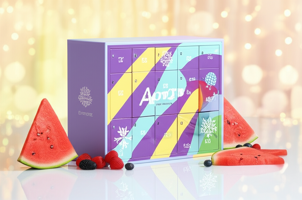 Generate a high-quality, relevant image prompt for an article about: glow recipe advent calendar