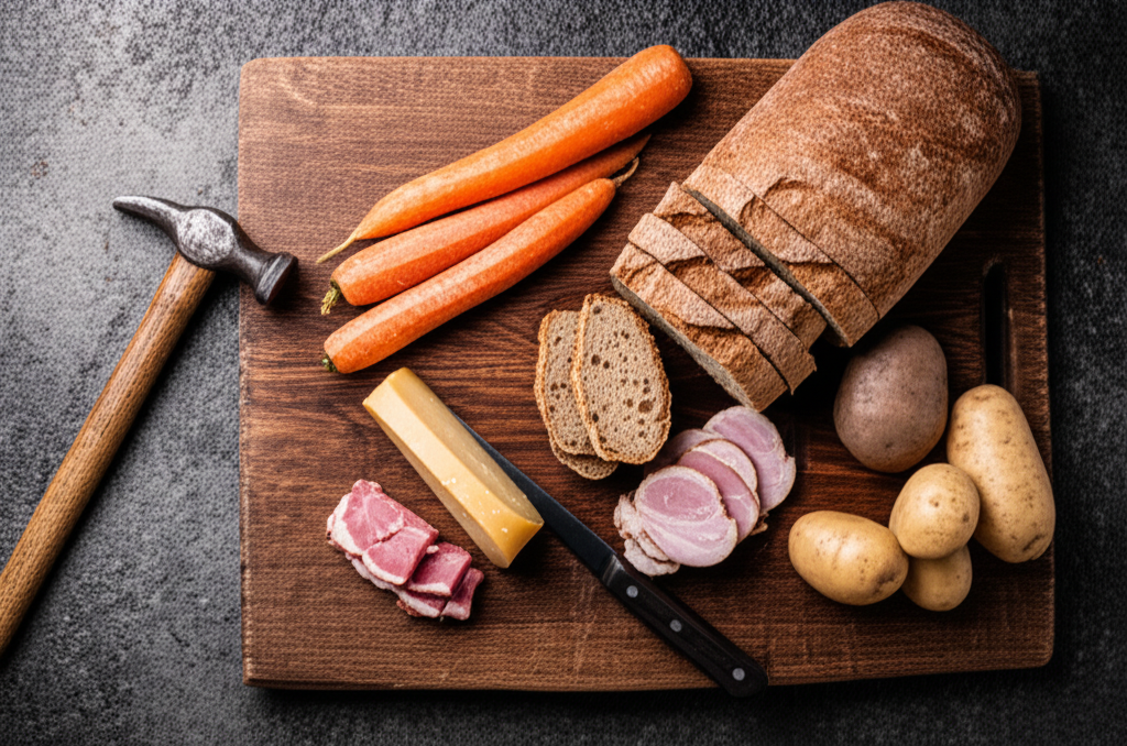 Generate a high-quality, relevant image prompt for an article about: stonecutter recipe
