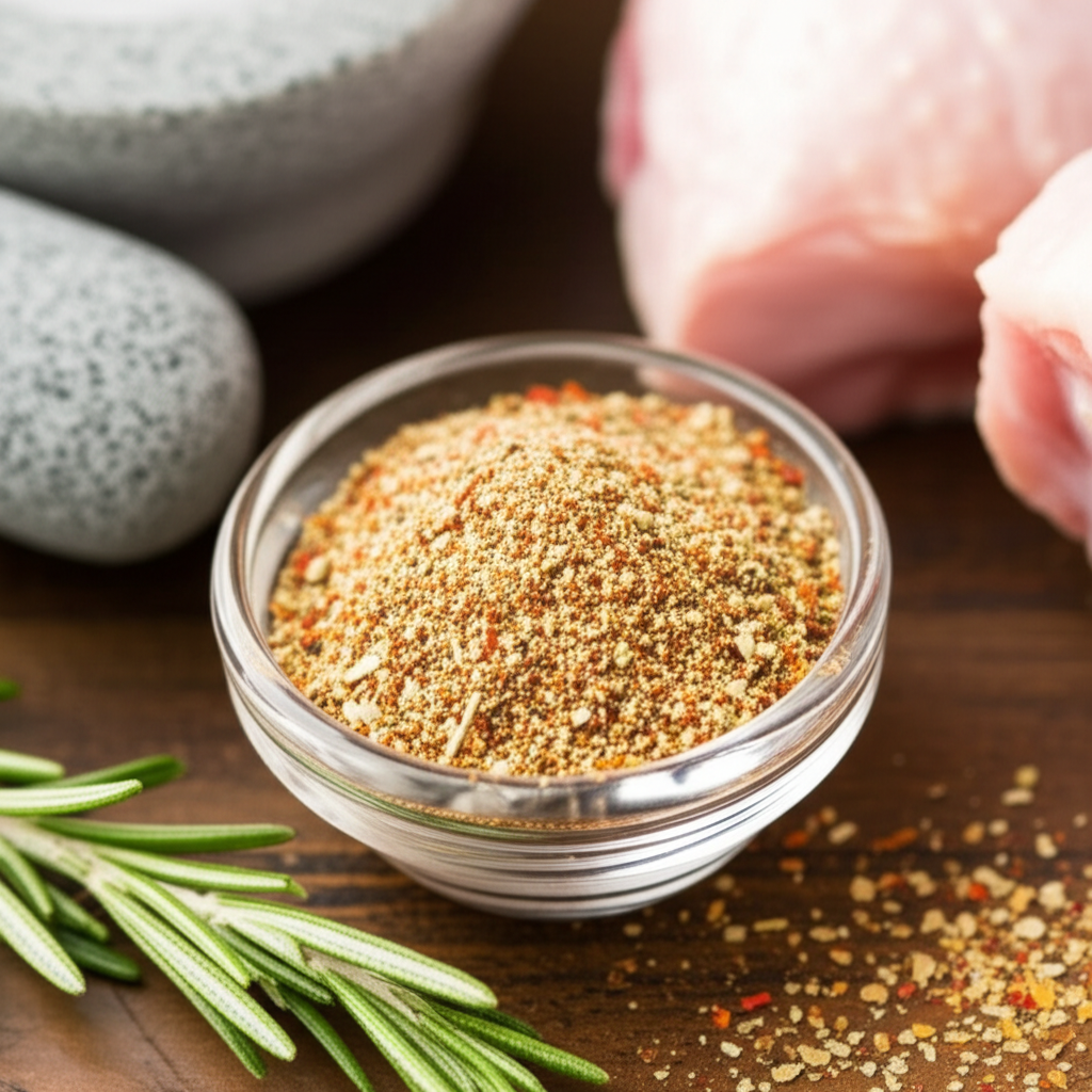 Generate a high-quality, relevant image prompt for an article about: poultry seasoning recipe