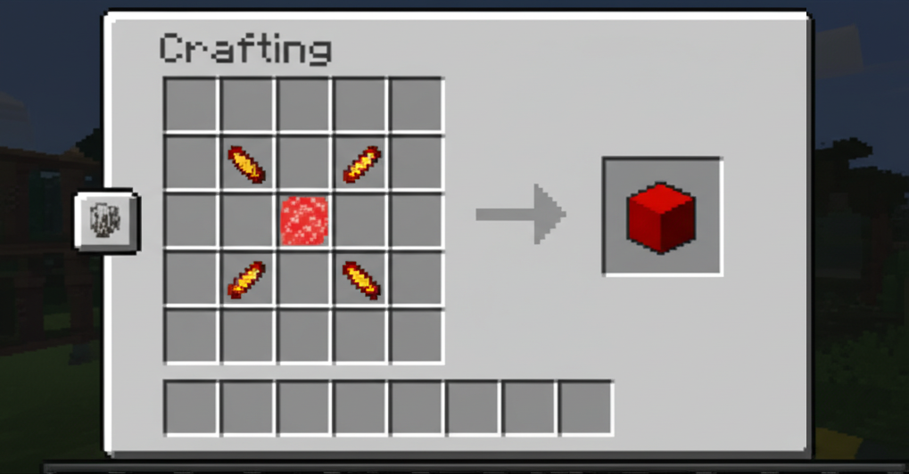 Generate a high-quality, relevant image prompt for an article about: redstone lamp recipe