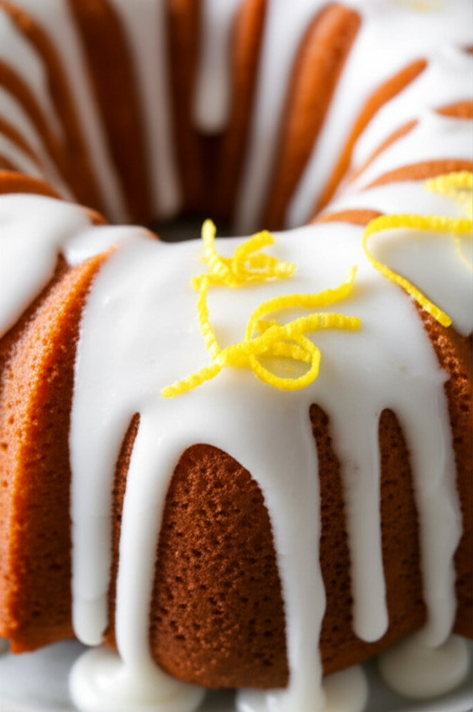 Generate a high-quality, relevant image prompt for an article about: lemon glaze recipe